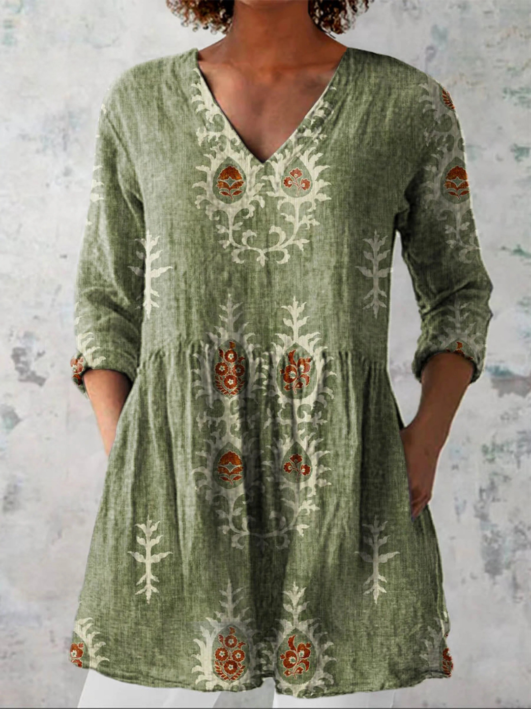 Elise Long Blouse