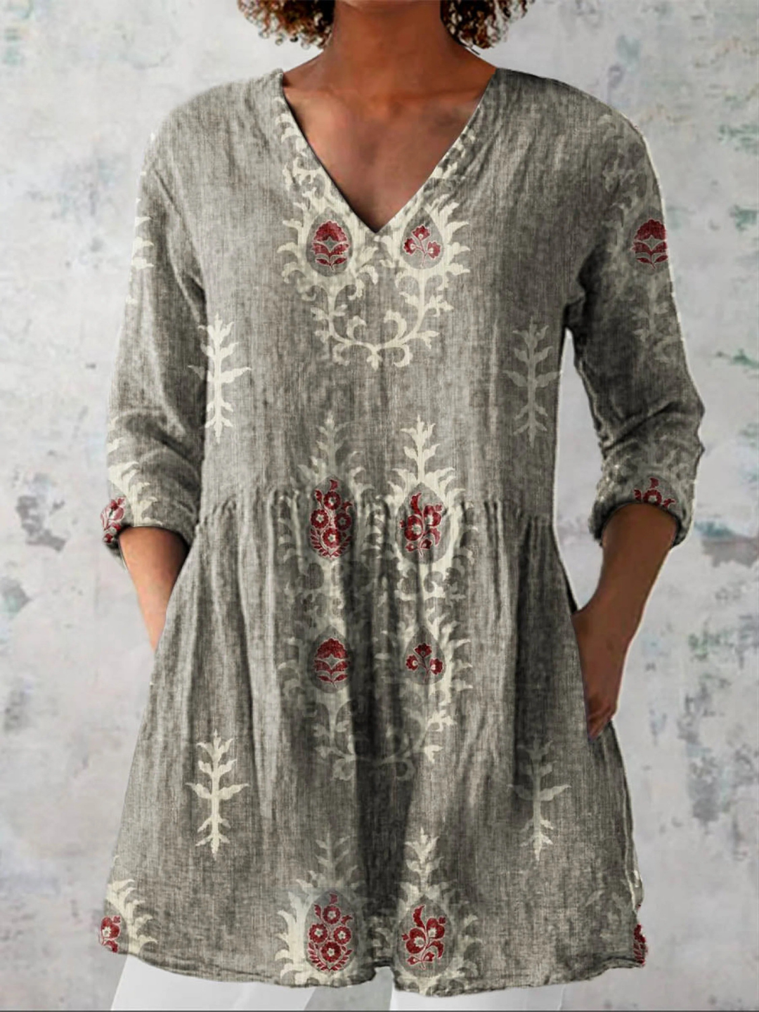 Elise Long Blouse
