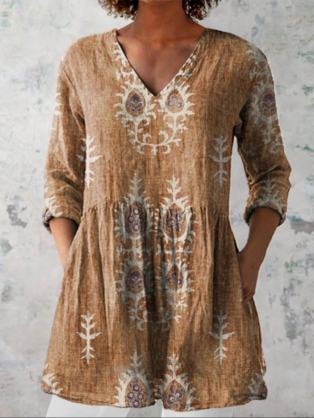 Elise Long Blouse