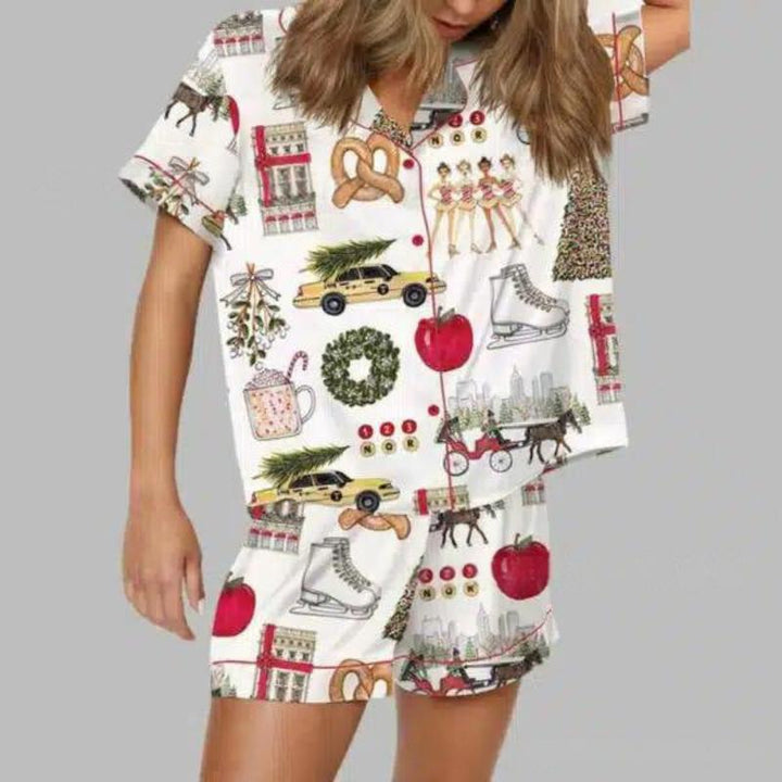 ELISEYA™ -  Comfy Satin Lounge and Sleepwear Set